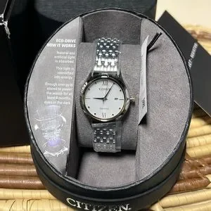 NIB Citizen Ladies Ew2531-50a Chandler Eco-drive Two-tone Stainless Steel Watch Chandler Silver-Tone Dial Stainless Steel Bracelet EW2531  main image 2